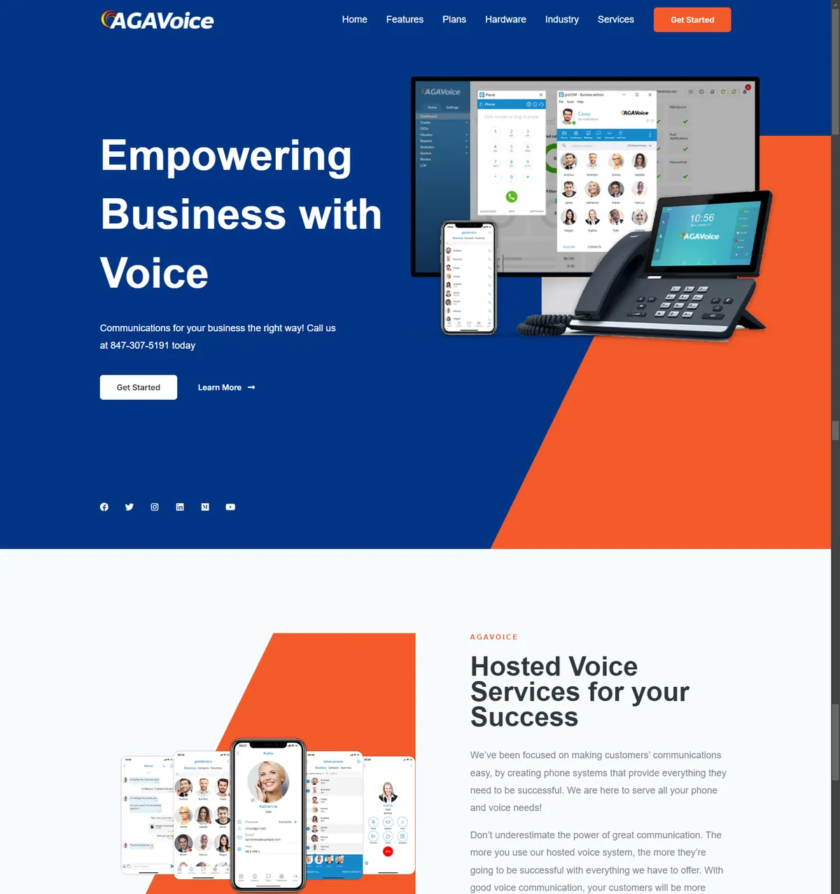 AGAVoice website